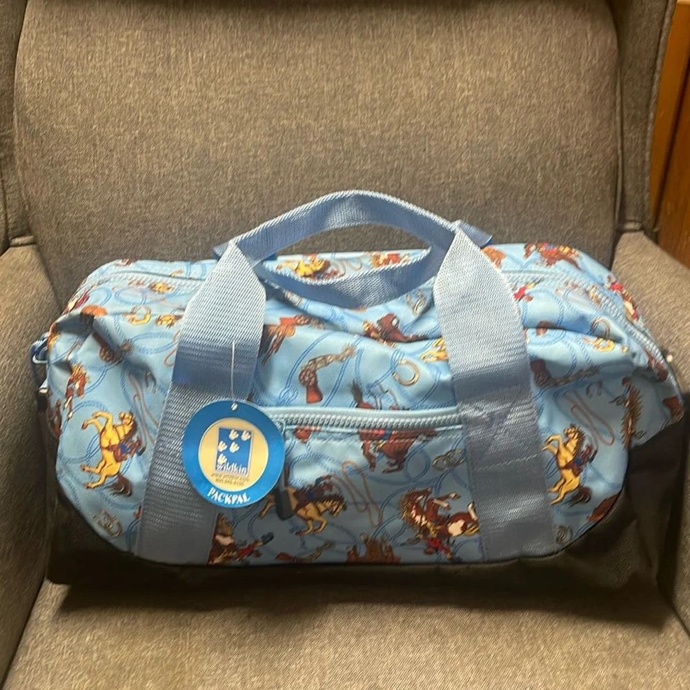 Wildkin Overnight Duffel Bag- Cowboy Bucking Bronco